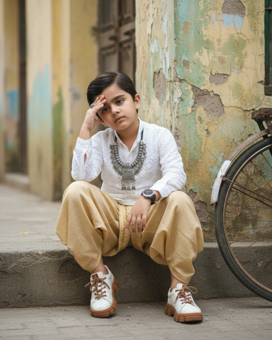 Navratri Photo Pose for Boy